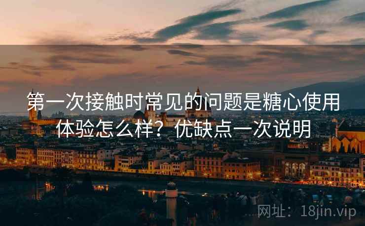 第一次接触时常见的问题是糖心使用体验怎么样?优缺点一次说明 第2张 第一次接触时常见的问题是糖心使用体验怎么样?优缺点一次说明 第2张